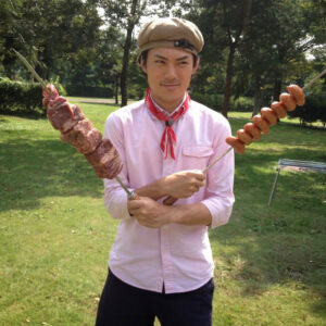 コンビ解散のあと、ブログからカナダのBBQ大使へ。たけだバーベキューと火起こし講座