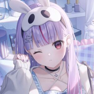 兎咲ミミの初配信の概要欄にあった「Cattleya Regina Games所属」。ウサミミの髪飾りと、歌ってみた『バニー』・オリジナル曲『ラビラビュ』